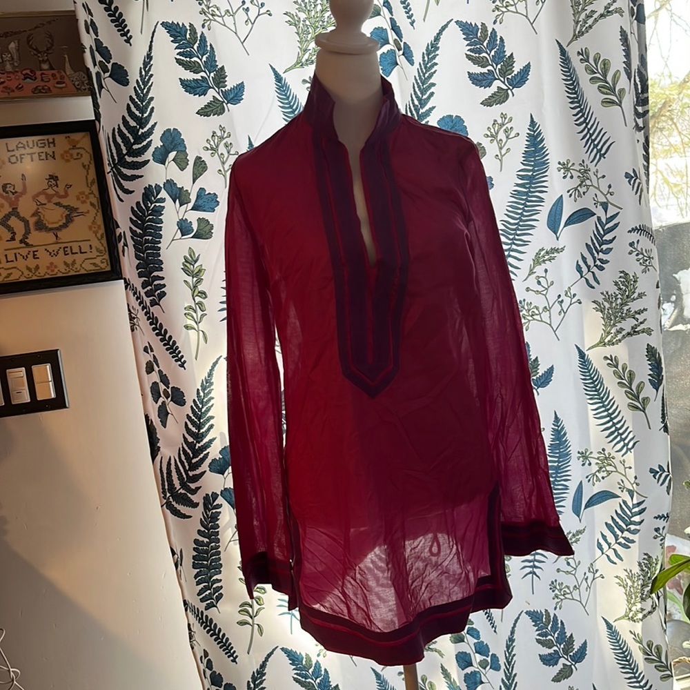 Vintage Tory Burch beach cover up/ tunic.